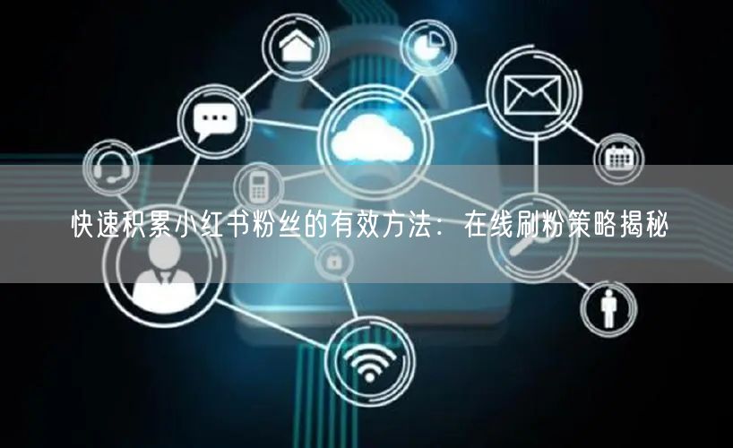 快速积累小红书粉丝的有效方法:在线刷粉策略揭秘