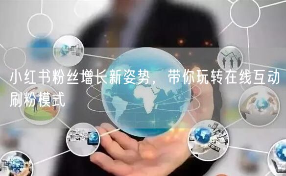 小红书粉丝增长新姿势,带你玩转在线互动刷粉模式
