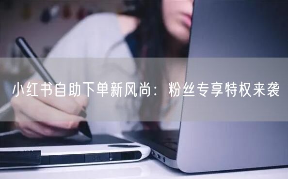 小红书自助下单新风尚:粉丝专享特权来袭