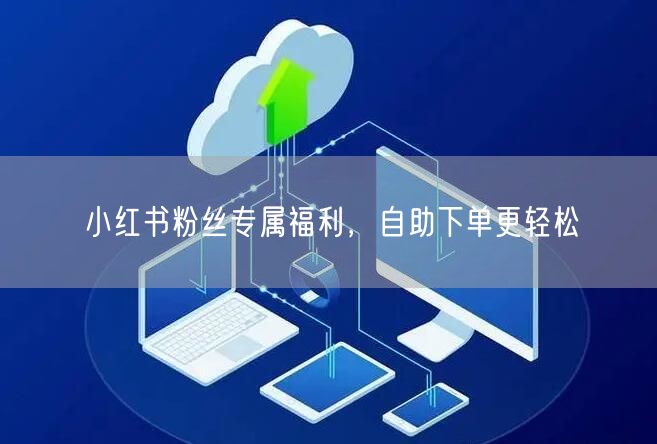 小红书粉丝专属福利,自助下单更轻松